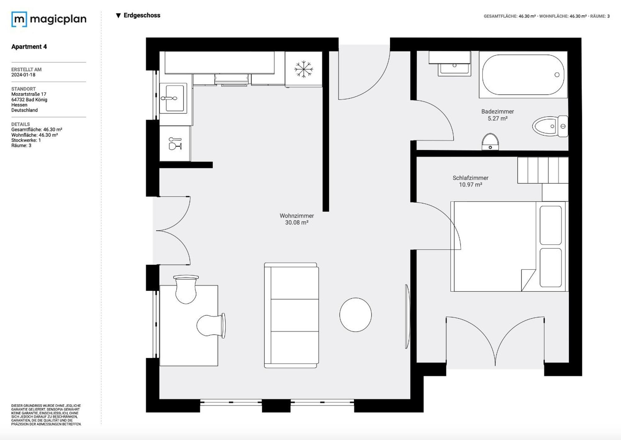 באד קונינג Apartment 4 מראה חיצוני תמונה